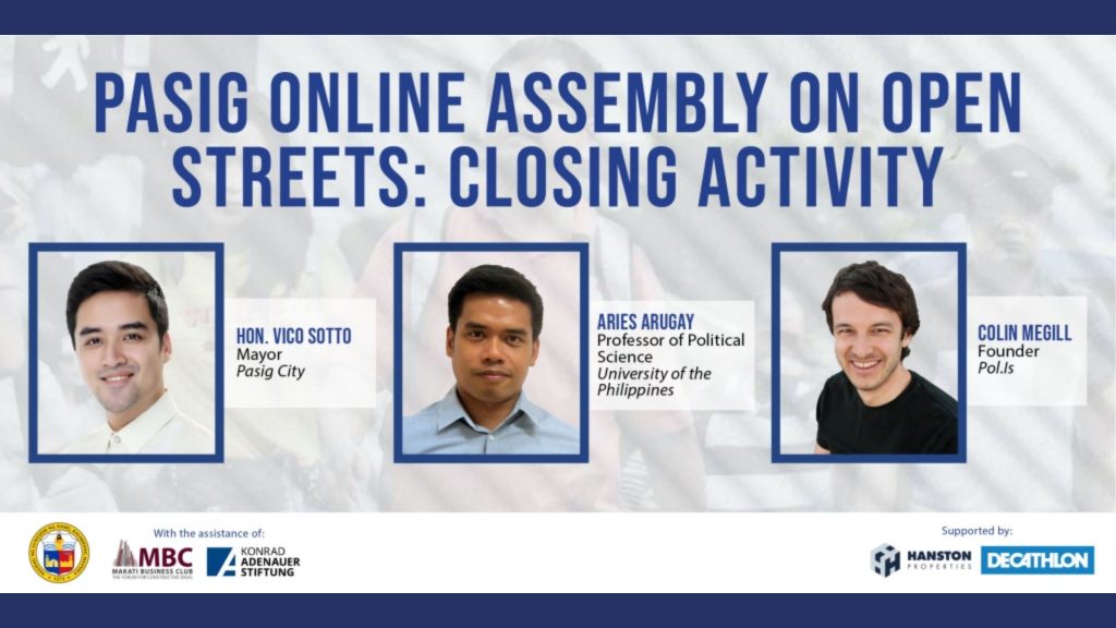 2020 Digital Democracy Project: Open Streets in Pasig
