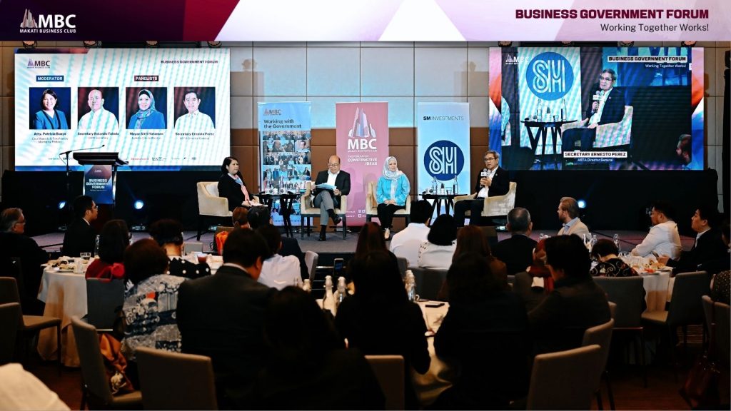 Business Government Forum_Makati Business Club - Discussion with ARTA, DBM, and Isabela de Basilan City
