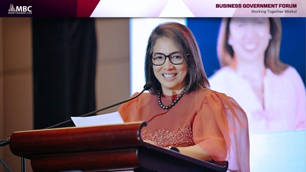 Business Government Forum_Makati Business Club - MBC Trustee Cosette Canilao