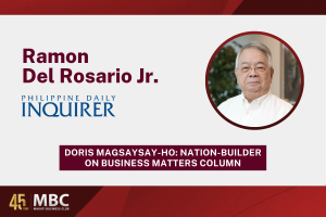 Ramon del Rosario Jr. | Business Matters | Doris Magsaysay Ho