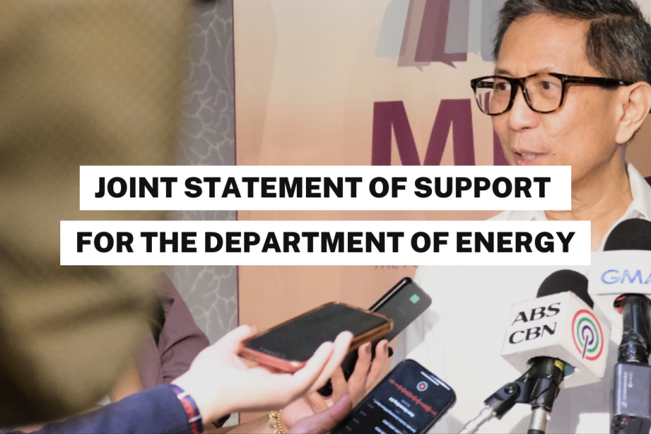 Joint Statement of Support for the Department of Energy