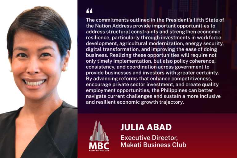 GDP Report Philippines Makati Business Club