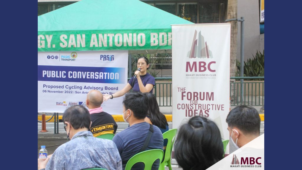 Digital Democracy in Pasig: Public Conversation on the Proposed Cycling Advisory Board