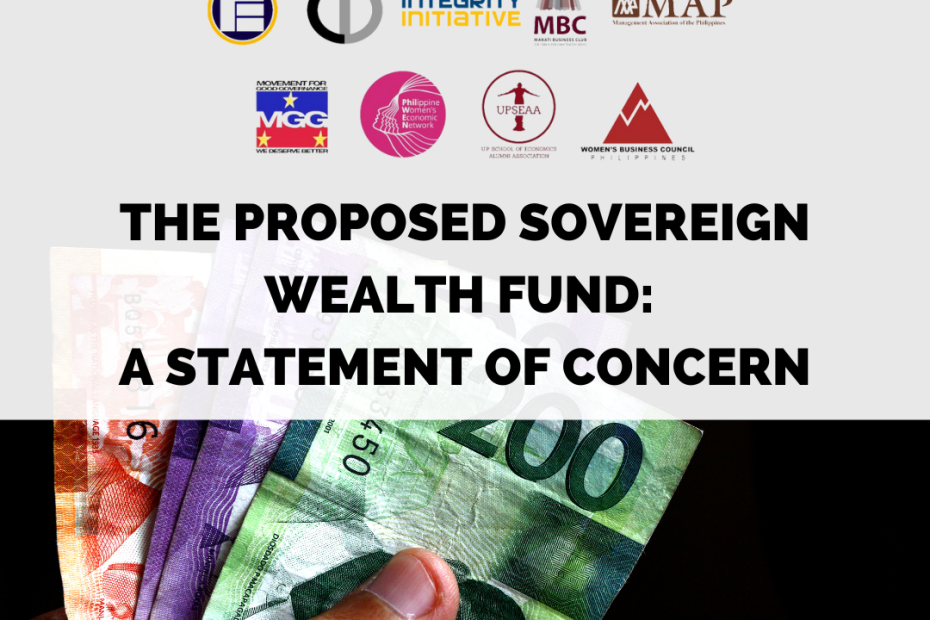 JOINT STATEMENT | The Proposed Sovereign Wealth Fund: A Statement of Concern