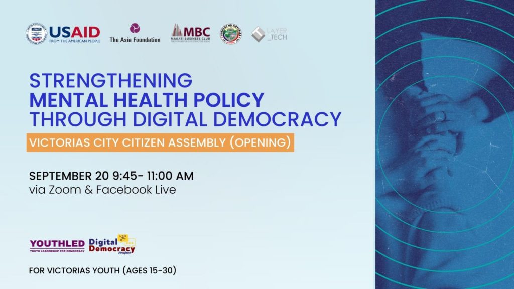 Strengthening Mental Health Policy through Digital Democracy in Victorias: Opening Assembly